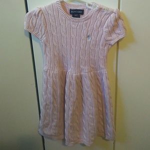 Cable knit ralph lauren sweater dress